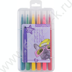 Фломастеры  12цв Easycolor пластиковый пенал | Фото 1