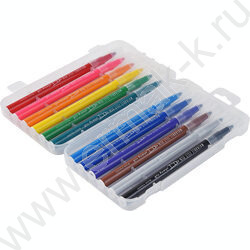 Фломастеры  12цв Easycolor пластиковый пенал | Фото 3