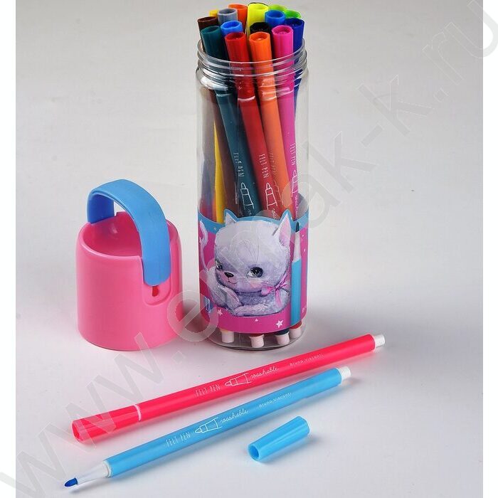 Фломастеры  18цв Kidscolor пластиковая туба | Фото 4