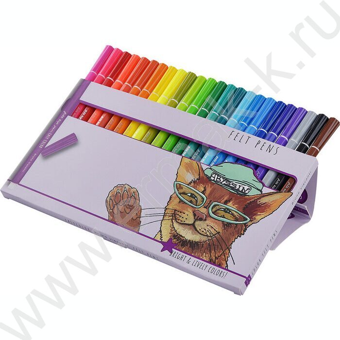 Фломастеры  24цв Easycolor к/кор | Фото 3