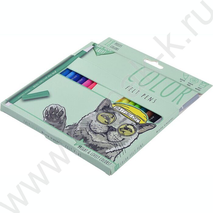 Фломастеры  18цв Easycolor к/кор | Фото 2