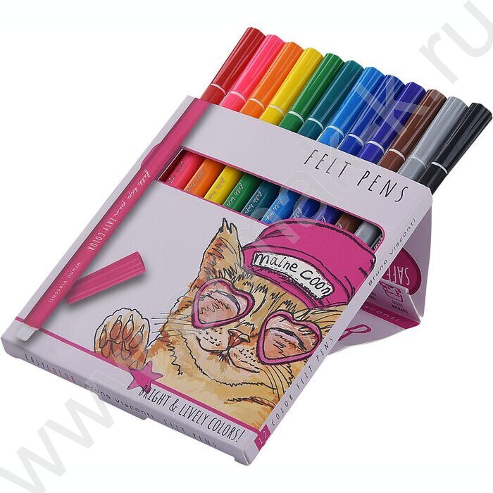 Фломастеры  12цв Easycolor к/кор | Фото 3