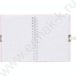 Блокнот  48л 15*11см спираль "Кошки" тв.обложка с рисунком 3D,замочек,блок-клетка ассорти | Фото 2