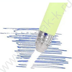 Ручка гелевая со стираемыми чернилами авт. синяя 0,5мм Панда/зелёный с рисунком корпус ассорти | Фото 2