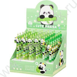 Ручка гелевая со стираемыми чернилами авт. синяя 0,5мм Панда/зелёный с рисунком корпус ассорти | Фото 3