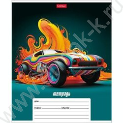 Тетрадь  12л линейка "Динамичные авто" ассорти | Фото 2