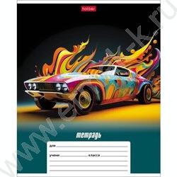 Тетрадь  12л линейка "Динамичные авто" ассорти | Фото 3