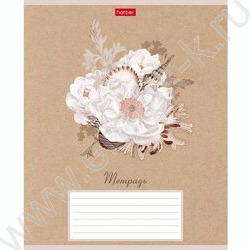 Тетрадь  18л линейка "Нежность" 5видов | Фото 4