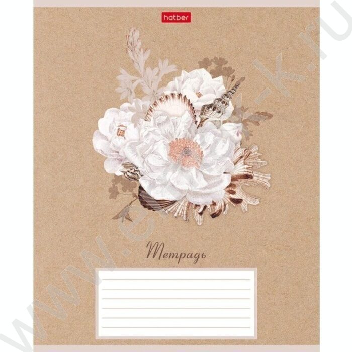 Тетрадь  18л линейка "Нежность" 5видов | Фото 4