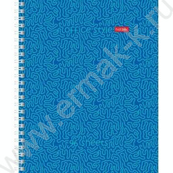 Тетрадь  96л клетка/спираль "Лабиринт" /глянц. ламинация тиснение/ ассорти | Фото 3