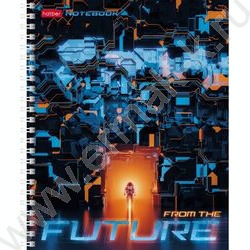 Тетрадь  96л клетка/спираль/перфорация на отрыв "Future" /глянц. ламинация/ ассорти | Фото 1
