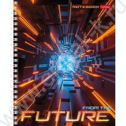 Тетрадь  96л клетка/спираль/перфорация на отрыв "Future" /глянц. ламинация/ ассорти | Фото 4