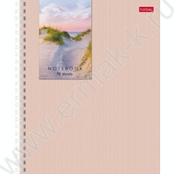 Тетрадь  96л клетка/спираль/перфорация на отрыв "Прикосновение к природе" /мат. ламинация/ ассор | Фото 1