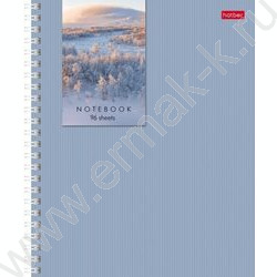 Тетрадь  96л клетка/спираль/перфорация на отрыв "Прикосновение к природе" /мат. ламинация/ ассор | Фото 4