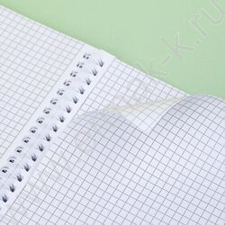 Тетрадь  96л клетка/спираль/перфорация на отрыв "Прикосновение к природе" /мат. ламинация/ ассор | Фото 6