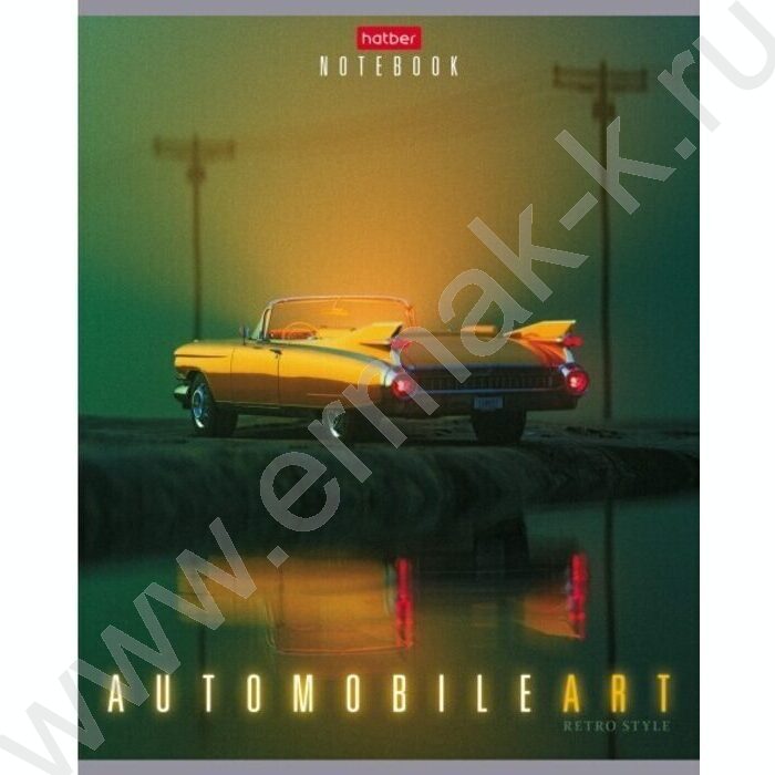 Тетрадь  96л клетка "AutoART" /мат.лам. /5видов | Фото 1