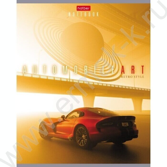 Тетрадь  96л клетка "AutoART" /мат.лам. /5видов | Фото 3
