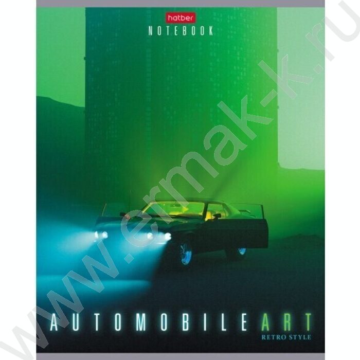 Тетрадь  96л клетка "AutoART" /мат.лам. /5видов | Фото 4