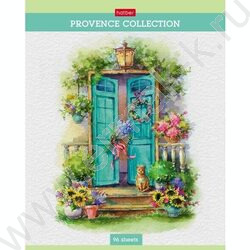 Тетрадь  96л клетка "Provence collection" /мат. ламин. /тиснение / | Фото 2