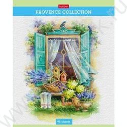 Тетрадь  96л клетка "Provence collection" /мат. ламин. /тиснение / | Фото 4