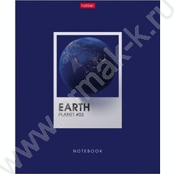 Тетрадь  96л линейка "Парад планет" /мат. ламин./тиснение 5видов | Фото 2