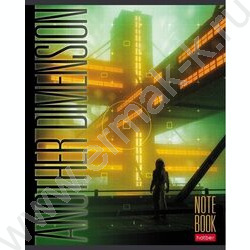 Тетрадь  96л линейка "Другое измерение" /мат. ламин./тиснение 5видов | Фото 3