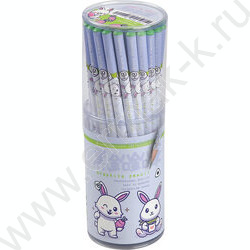 Карандаш пластиковый  HB Kawaii Animals. Заяц | Фото 4