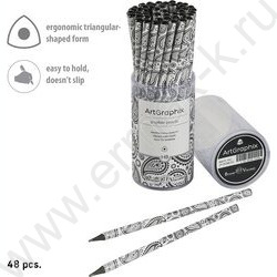 Карандаш пластиковый  HB ArtGraphix. Cashmere pattern | Фото 3