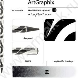 Карандаш пластиковый  HB ArtGraphix. Abstraction | Фото 2