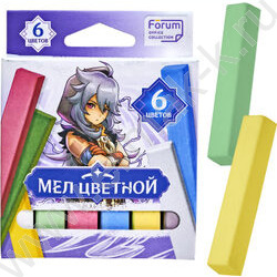 Мел цветной  6цв "Аниме" | Фото 1