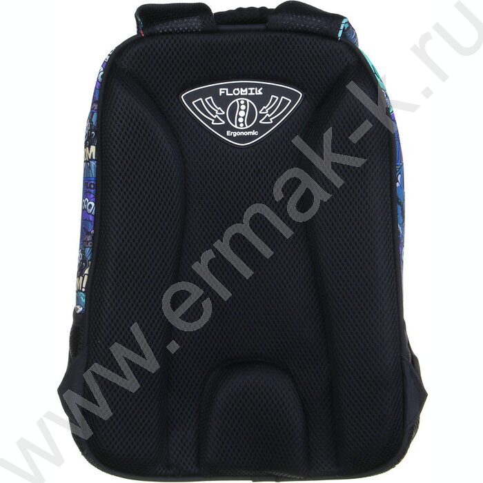 Рюкзак школьный Древний мир /жесткий, 2отд, 3карм, эргон.спинка, ручка, нашивки | Фото 4