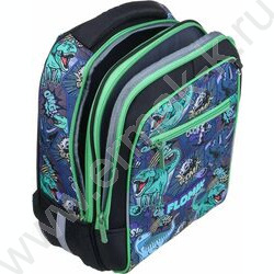 Рюкзак школьный Древний мир /жесткий, 2отд, 3карм, эргон.спинка, ручка, нашивки | Фото 5