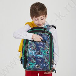 Рюкзак школьный Древний мир /жесткий, 2отд, 3карм, эргон.спинка, ручка, нашивки | Фото 8