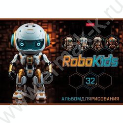 Альбом д/рисования 32л "Робо" 5видов | Фото 5