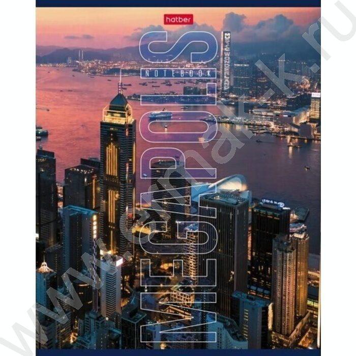 Тетрадь  60л клетка "Megapolis" ассорти | Фото 5