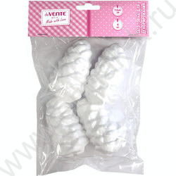 Пенопластовые фигурки Шишки 74*40мм/4шт | Фото 1