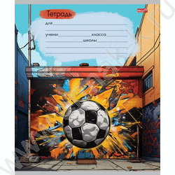Тетрадь  12л линейка косая "Арт с мячом" ассорти | Фото 6