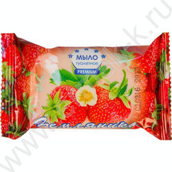 Мыло туалетное "Земляника"  90г /флоу-пак | Фото 1