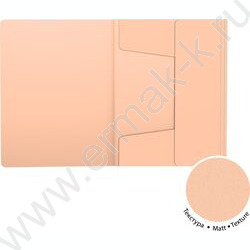 Папка д/тетрадей А5+ пластик на резинке Matt Pastel Bloom /ассорти | Фото 2