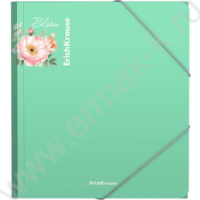 Папка д/тетрадей А5+ пластик на резинке Matt Pastel Bloom /ассорти | Фото 6