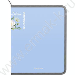 Папка д/тетрадей А5+ пластик молния "Matt Pastel Bloom" /ассорти | Фото 4