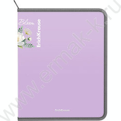 Папка д/тетрадей А5+ пластик молния "Matt Pastel Bloom" /ассорти | Фото 5