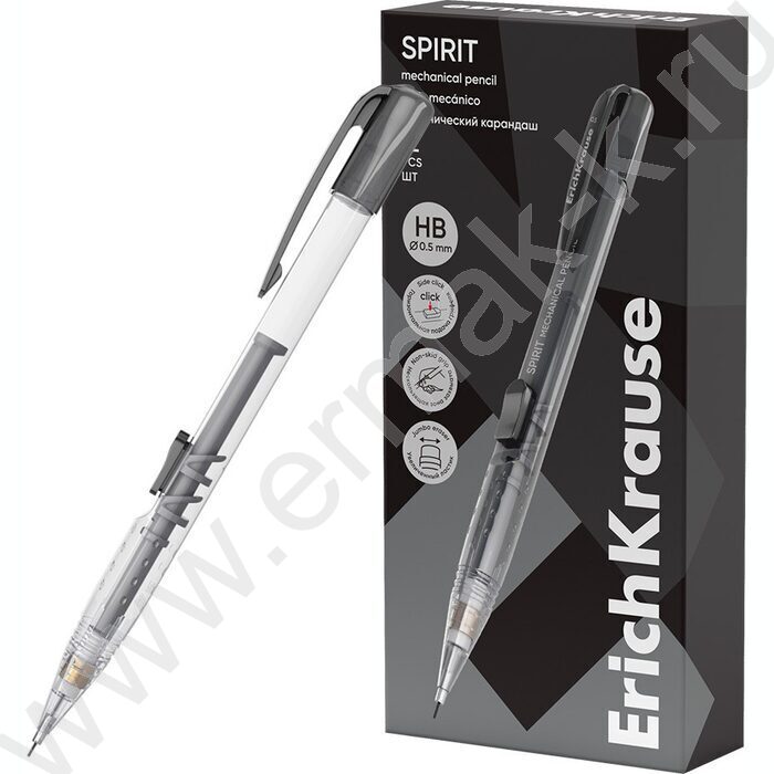 Карандаш механический 0,5мм НВ Spirit | Фото 1