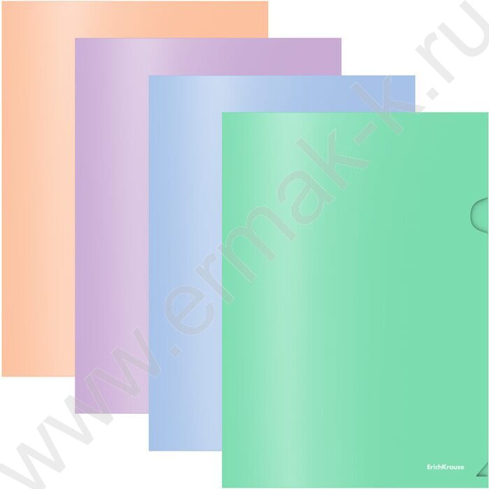 Папка уголок А4 Matt Pastel Bloom /ассорти | Фото 1