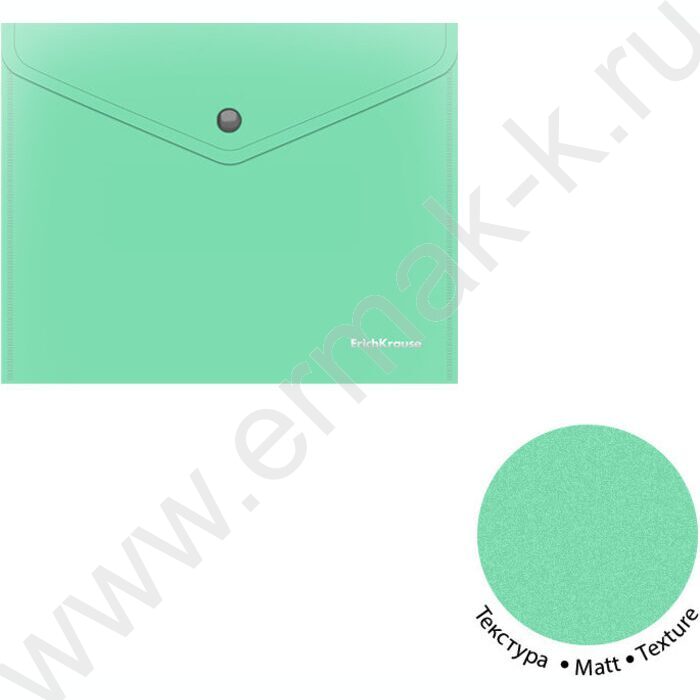 Папка-конверт на кнопке А5+ Matt Pastel Bloom /ассорти | Фото 2