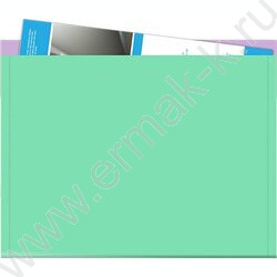 Папка-конверт на кнопке A5+ Matt Pastel Bloom, с дополнительным карманом /ассорти | Фото 2