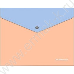 Папка-конверт на кнопке A5+ Matt Pastel Bloom, с дополнительным карманом /ассорти | Фото 4