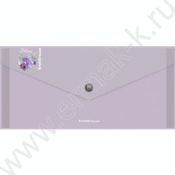 Папка-конверт на кнопке Travel, Matt Pastel Bloom, с 3 цветными отделениями /ассорти | Фото 3