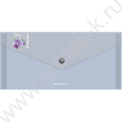 Папка-конверт на кнопке Travel, Matt Pastel Bloom, с 3 цветными отделениями /ассорти | Фото 4