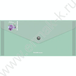 Папка-конверт на кнопке Travel, Matt Pastel Bloom, с 3 цветными отделениями /ассорти | Фото 5